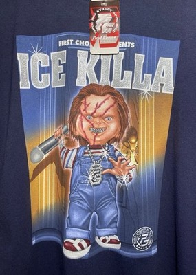 Vintage Ice Killa First Choice Chucky Shirt Large Y2K Horror Movie Rap Tee NWT