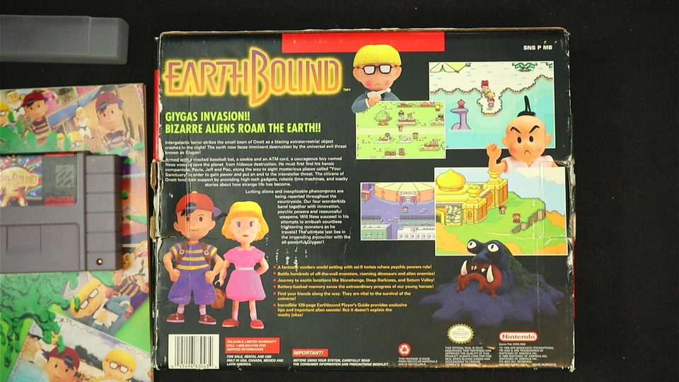 Earthbound (SNES) CIB - Complete In Box - Player's Guide - Scratch N Sniff - Image 3 of 4