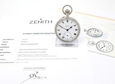 Museale Zenith Chronometre  Deck Watch Cal. 20½ N.V.I & Archivauskunkunft 1930
