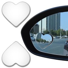 Blind Spot Mirror Upgrade HD Heart Car Accessories Wide Angle Heart Shaped