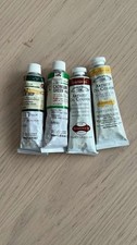 Neuf 4 peintures à l'huile Holbein Winsor&Newton artiste qualité professionnelle