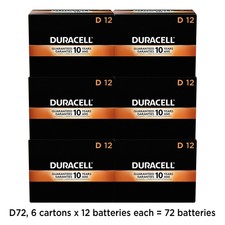 Duracell Coppertop D Alkaline Batteries MN130...