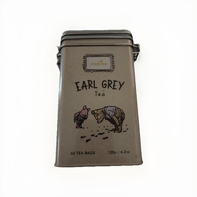 New WINNIE THE POOH Charbrew Earl Grey Tea 60 Bags Vintage Tin (EXP 6/28)