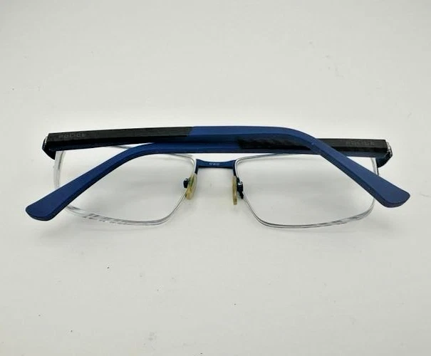 ПОЛИЦИЯ половина ободка очки оправы VPLF5K Col 08M3 королевский синий / серый 57-17-145 - Изображение 3 из 4