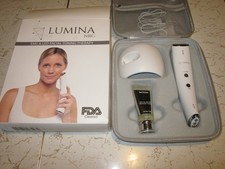 LUMINA NRG EMS LED FACIAL TONING ANTI-AGING ACNE THERAPY DEVICE W RED  BLUE LED