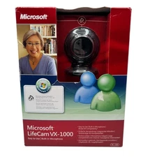 Microsoft LifeCam VX-1000 Webcam Built in Microphone PC USB