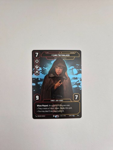 Luke Skywalker - Profit or Be Destroyed [Serialized] #884 Star Wars Unlimited: Lawless Time card