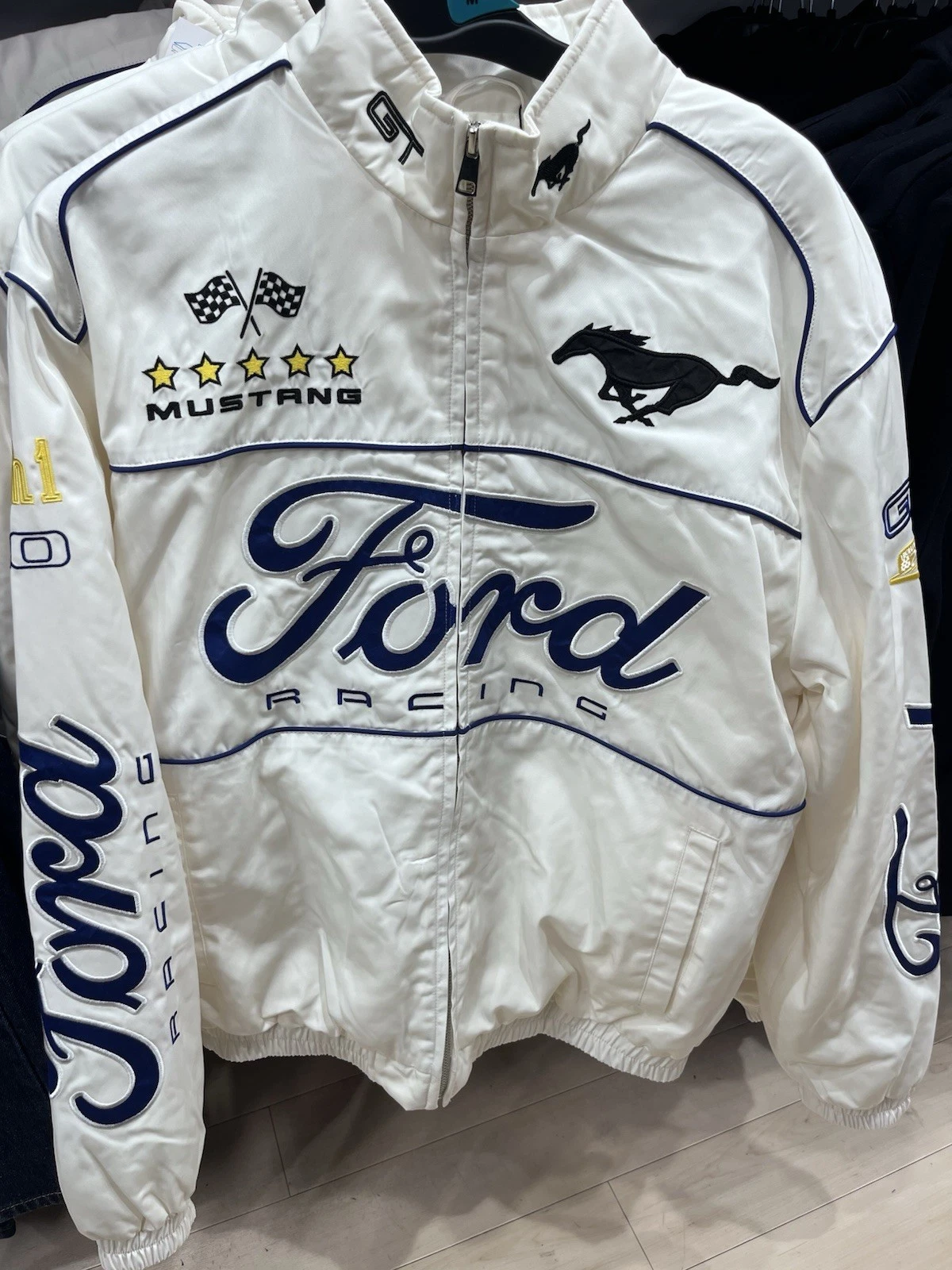 Ford Mustang Zippered Windbreaker Jacket Sizes UK Size XS-3XL
Opens in a new window or tab