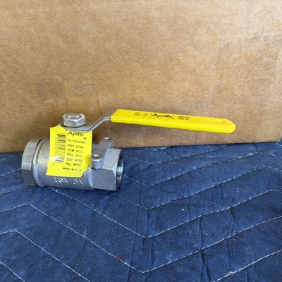 APOLLO STAINLESS STEEL BALL VALVE 76-104-01A 3/4'' FNPT 2000 PSIG WOG CF8M