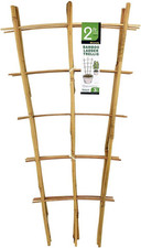 Natural Bamboo Trellis 24 Inches Tall,  Garden Ladder Trellis, Plant for Climbin
