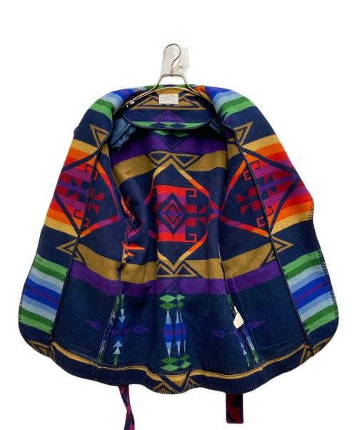 Pendleton Native Pattern Blanket Coat M Wool Mult… - image 3
