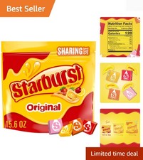 Chewy Candy, Sharing Size, Individually Wrapped Fruit Chews Candy, 15.6 Oz Re...