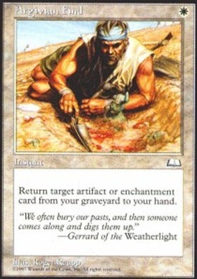 MTG magic cards 1x Argivian Find Weatherlight Light Play, English