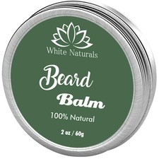 Organic Beard Balm, Styles, Strengthens  Softens Beards  Mustaches - Leave...
