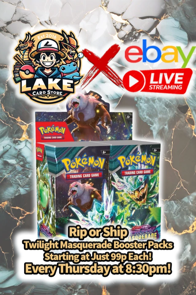 Twilight Masquerade Booster Box Break - Rip or Ship