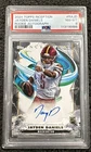 JAYDEN DANIELS 2024 TOPPS INCEPTIONS ROOKIE AUTOGRAPH RC AUTO PSA 8