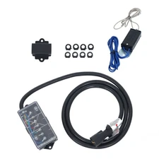 7 Way 7 Pin Trailer Cord Plug Wiring Harness Kit 8FT+ 7 Gang Junction Box