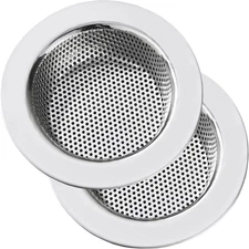 Kitchen Sink Strainer Stainless Steel, LASSHSWA Kitchen Sink Drain Strainer, Sin