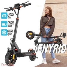 iENYRID Electric Kick Scooter Foldable 800W 28MPH&45KM Range Commuting E-Scooter