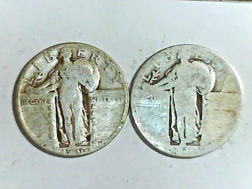 1930 & 1930-S STANDING LIBERTY QUARTERS NICELY CIRCULATED Lot 88