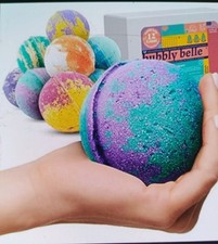 Bubbly Belle 12 Giant Handmade Bath Bombs 5oz Each - Assorted Scents