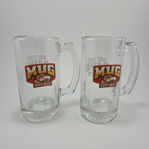 Vintage MUG Root Beer Mug Advertising Glass - "Got That Dog In You?"