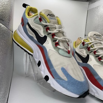 Nike Air Max 270 React  Bauhaus  AT6174-002 Women s 10 Men s 8.5 Blue Red Yellow