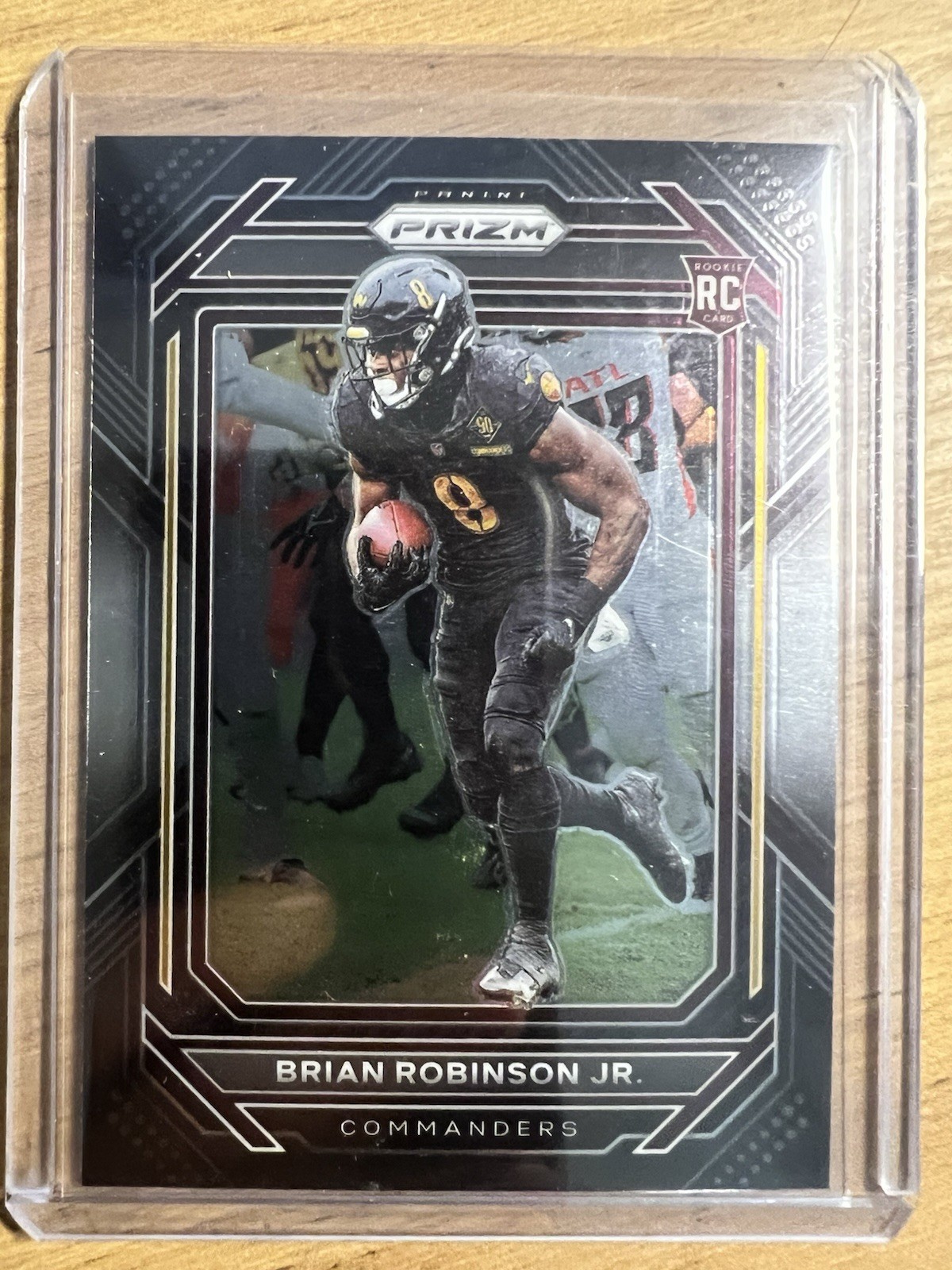 2022 Panini Chronicles - Prizm Black Brian Robinson Jr. #PB-23 (RC)