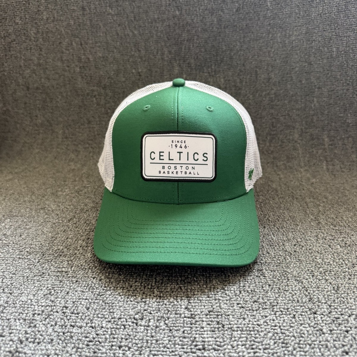 '47 Brand Boston Celtics Trucker Snapback Green White OSFA NBA Hat