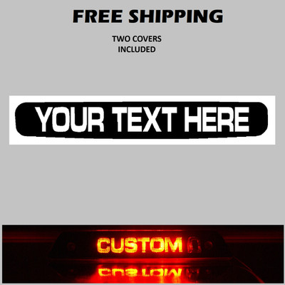 THIRD BRAKE LIGHT OVERLAY FOR FORD MUSTANG 05-09 - 3RD HIGH MOUNT CENTER STOP