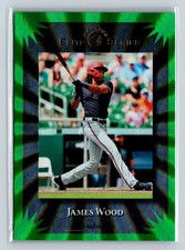 2025 Donruss #8 James Wood Elite Series Green Laser