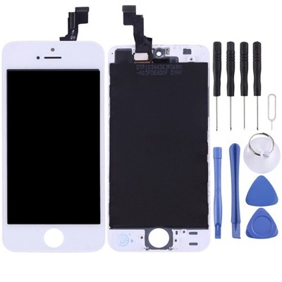 Ersatz TFT LCD Bildschirm mit Touch Digitizer für iPhone SE 2016 / 5SE weiß