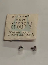 Accutron 119 W Group 3 Tuning Fork Snorkel Silvertone 3.63-4.61 Watch Crown