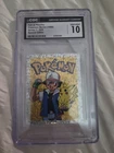 Ash & Pikachu Merlin Series 1 1998 S29 Special Glitter CGC 10
