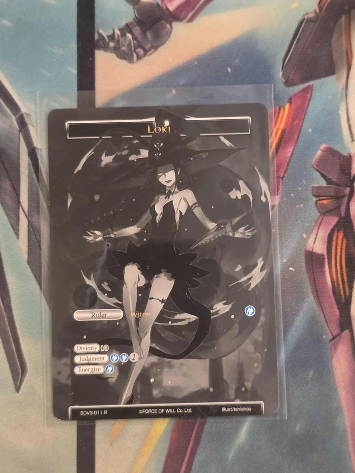 GOLD UBER PROMO LOKI, THE WITCH OF CHAOS GRAND PRIX TOP 8 FORCE OF WILL FOW - Image 2 of 2