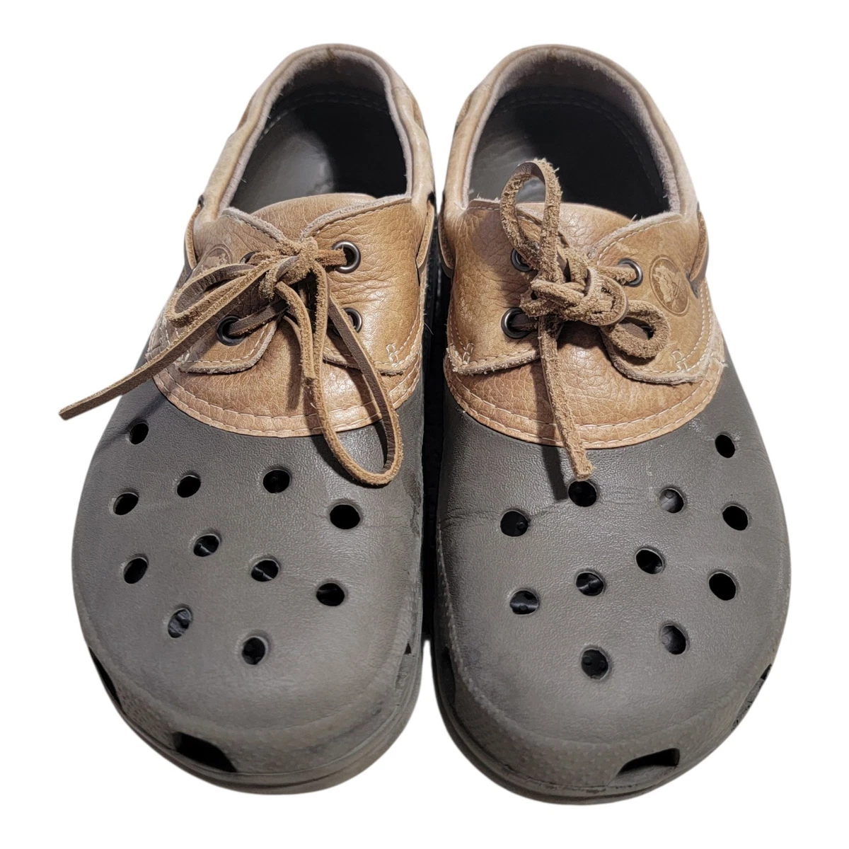 Crocs Leather Upper Black Casual Shoes for Men for sale | eBay display picture 3