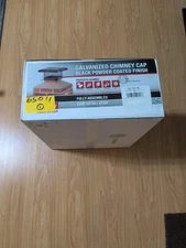 Shelter SC1318 13" x 18" Galvanized Steel Mesh Chimney Cap (Black)