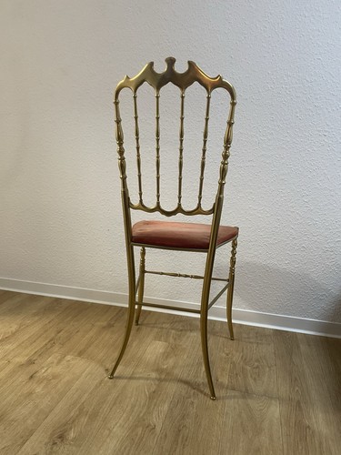 Stuhl 60er Jahre Chiavari Messingstuhl Originalerscheinung top erhalten VB - Bild 4 von 10