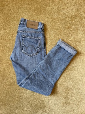Men s Edwin ED-80 Slim Tapered Japanese Denim Jeans Size W30/L32