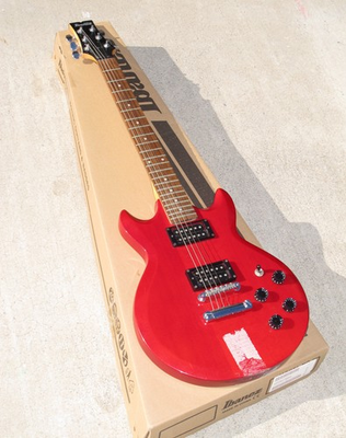 #ad IBANEZ Gio GAX70 Electric Guitar Red Double Cut For Parts Repair Project READ $89.99
