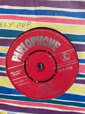 Adam Faith    Lonely Pup (In A Christmas Shop)(1960 Pop 7'' Single)(VG Cond)