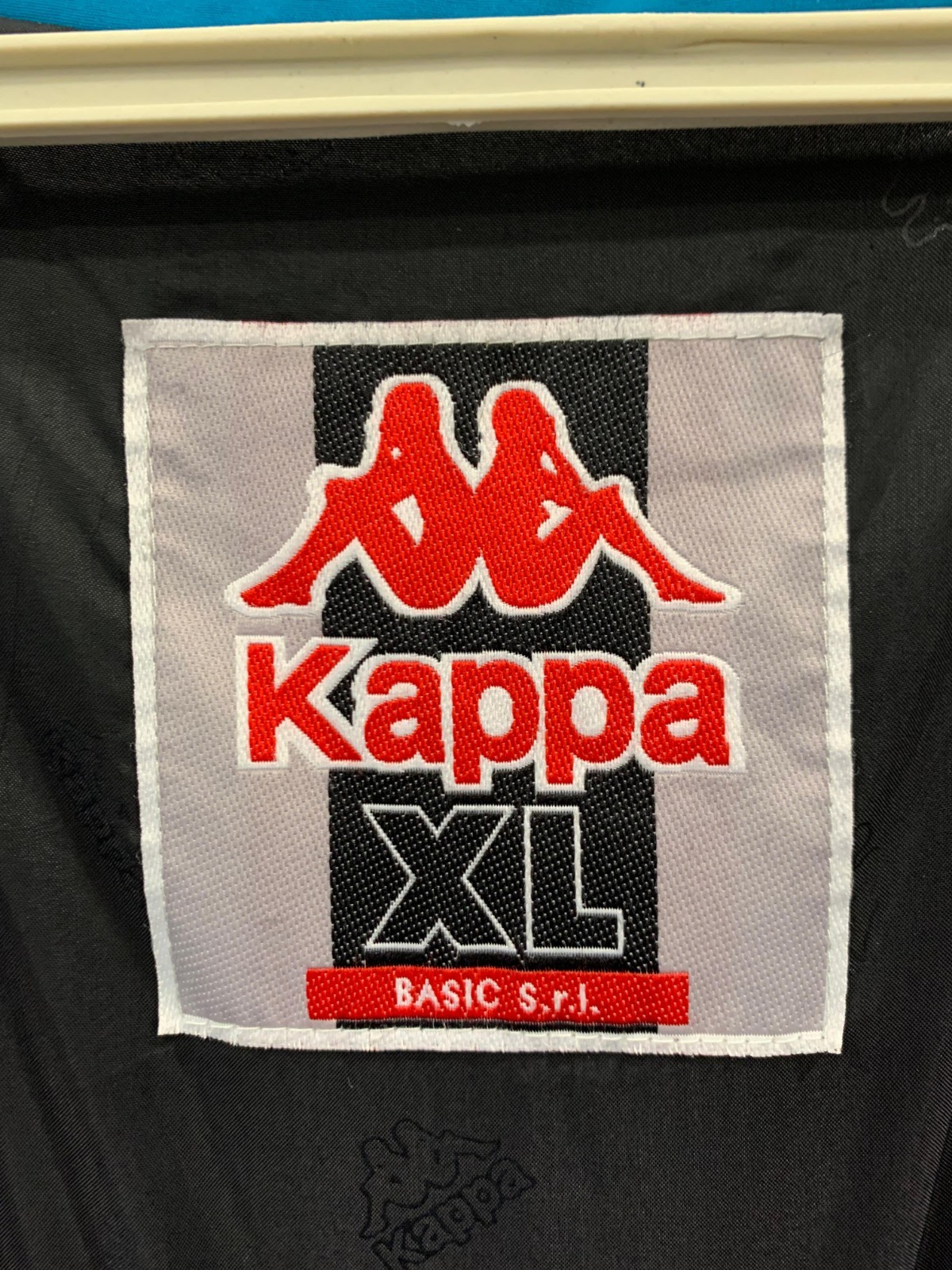 Kappa Basic 2XL Puffer Jacket Black Blue Vintage … - image 3