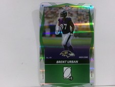 2025 Uno Elite CORE GREEN FOIL #178 BRENT URBAN RAVENS