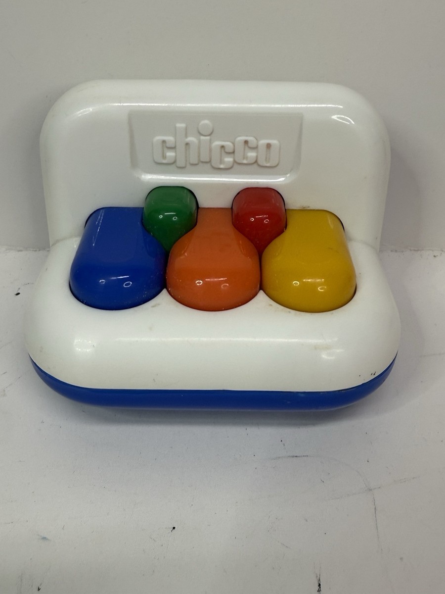 VHTF Vintage Chicco Piano Baby Toy Mini Miniature Small Infant