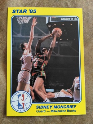 1984-85 Star Court Kings 5x7 Set-Break #  7 Sidney Moncrief HOF