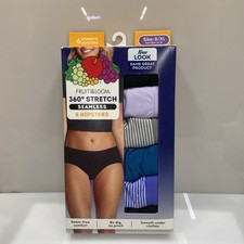 Fruit Of The Loom Womens Hipster Seamless Stretch 6-pack Size 8 XL 14-16 