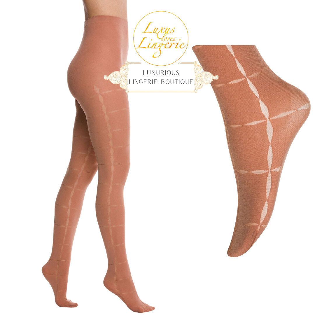 Anniversary Tights Wolford S Caramel Light Brown Tights Transparent Details