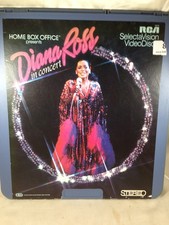 Diana Ross in Concert CED Capacitance Electronic Disc Video Disc Movie