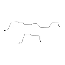 Rear Axle Brake Lines  Non TRD 4wd 1995-04 Toyota Tacoma Stainless Steel 2pc