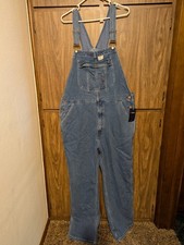 NWT HISEA 40W/32L Men's Denim Bib Overalls